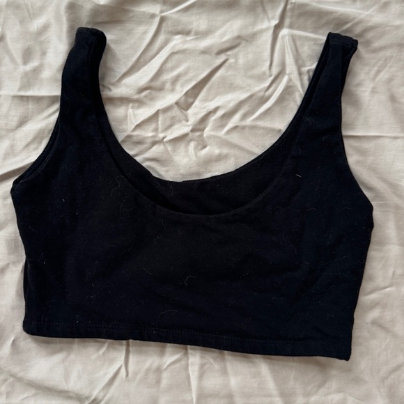 Black Vanderbilt hype & vice Crop Top - Picture 2 of 2